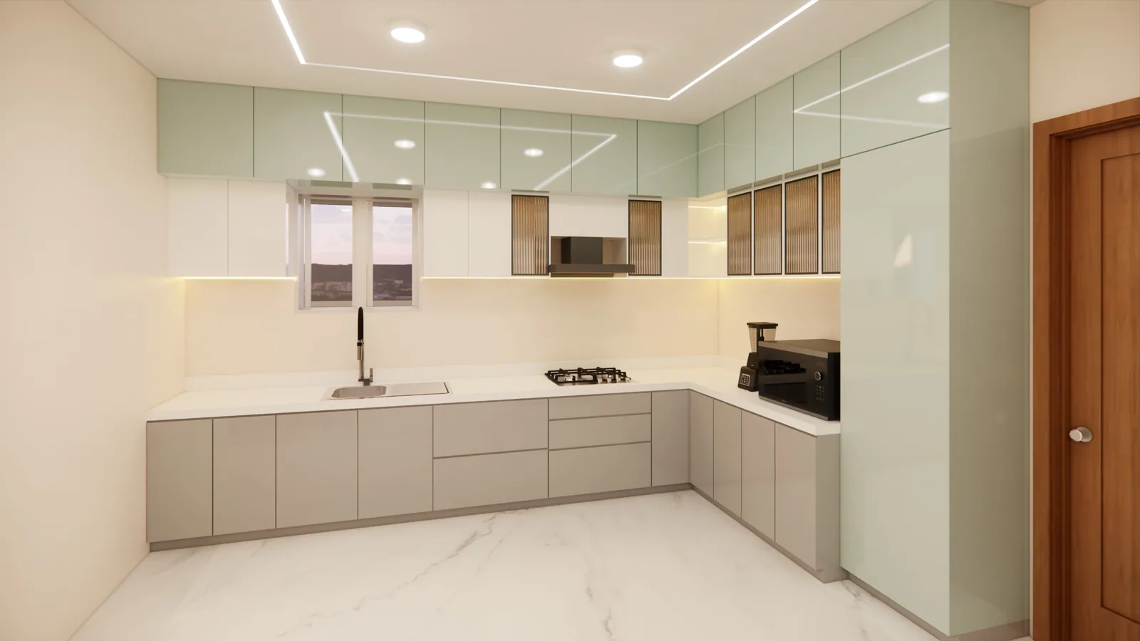 U-Shape Kitchen